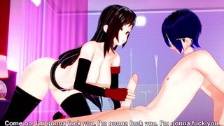 TIFA HAND JOB UNTIL I CUM - LONG TITTED