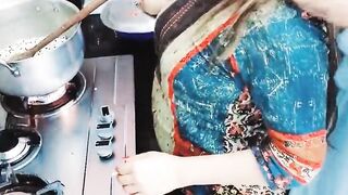 Ex-Wife Anally Fuck into Kitchen While She is Busy Cooking