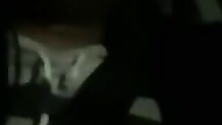 Driving with my sex toy into me half nude