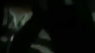 Driving with my sex toy into me half nude