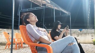 I go with my best friend to play soccer and she gets Cutie with her dildo