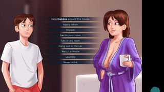 SUMMERTIME SAGA #77 • The milf is ride his penis