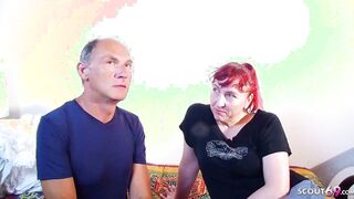 GERMAN OLDER COUGAR AND DAD DEFLORATION MMF WITH STEP SON