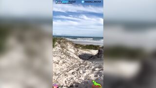 Fucking the sexy MILF on the naked beach!! - Maisa