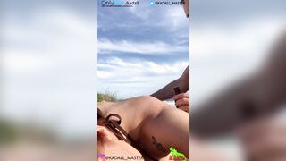 Fucking the sexy MILF on the naked beach!! - Maisa