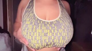 Slow motion titty drop