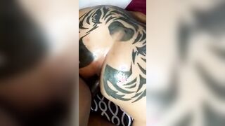 Hispanic housewife LONG BOOTY gets fucked by long big black cock!