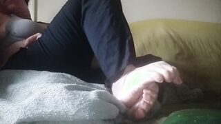 Candid feet snuggles