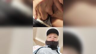 SHE JIZZES INSIDE UNDERWEAR INSIDE A SHOP