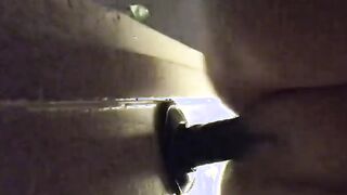 My Chubby Bimbo Banged Wall Mount toy and squirt on her phone
