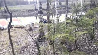 на природе