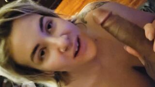 Bro from glory hole shoves his penis inside my mouth