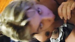 Bro from glory hole shoves his penis inside my mouth