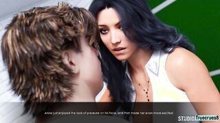 Anna Exciting Affection Anna Oral Sex Timothy on Outdoors Bathroom