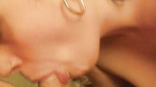 Goddess ex-wife blows huge penis