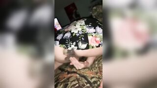 Teenagers fucks herself with long new vibrator