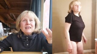 On a date with nude GILF MarieRocks