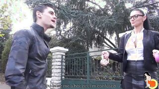 Long jugs Hungarian women gets rough fucking from a young