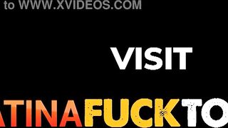 Hispanic petite goddess tight cunt and anal large penis impaled