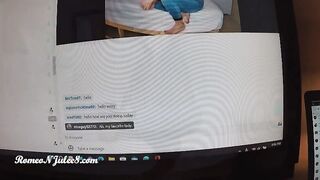 Hidden hotwife lingerie revealed on cam