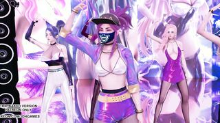 [MMD] Dalshabet - Joker Ahri Akali Kaisa Evelynn Seraphine KDA Bombshell Kpop Dance 4K League of Legends