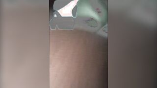 Hot BBW inside My Vehicle Showing Tight Asshole and Vagina Ready to Nailed