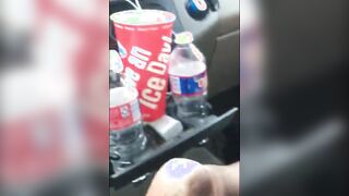 Hot BBW inside My Vehicle Showing Tight Asshole and Vagina Ready to Nailed
