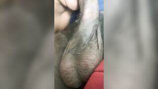 Giving daddy a sloppy head