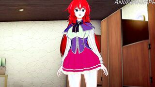 High School DxD Anime: Rias Gremory Offers You The Large Boobjob