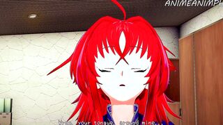 High School DxD Anime: Rias Gremory Offers You The Large Boobjob