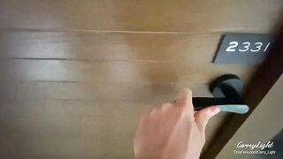 Silly 19 year old yo Teenie helps to Cum Stranger and Squirt