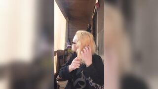 Morning Cigarette Bed Blowjob