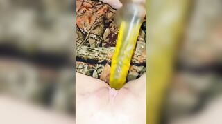Tight 19 Year Old Takes Big Toy Until She Squirts