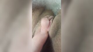 Do you want to join me into a bubble bath-tub and jerk off my long clitoris?
