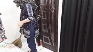 XXX Indian maid multiple orgasm while masturbating and fisting with broom (phool jhadu) noisy groaning