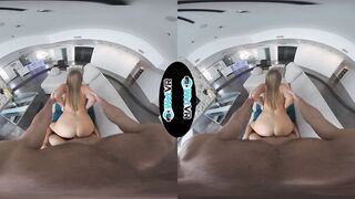 WETVR Dark Haired VR Screwed To Avoid Eviction
