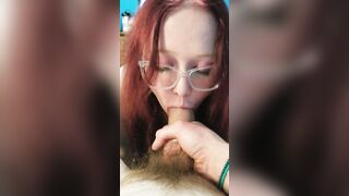 19 Year Old Ex-Wife blows and gets ready for cum. (Part one)