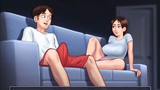 Living Room Turf Job (Summertime Saga Sex Video)