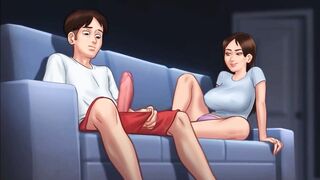 Living Room Turf Job (Summertime Saga Sex Video)