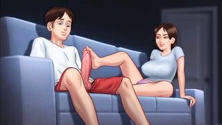 Living Room Turf Job (Summertime Saga Sex Video)