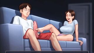 Living Room Turf Job (Summertime Saga Sex Video)