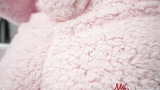 Fiance With Onesie & Huge Boobies Takes Strange Penis -