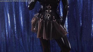 my new pvc latex skirt