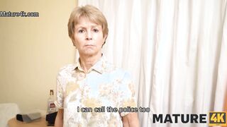 MATURE4K. Stud notices maid and lures older woman in spontaneous