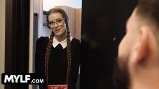 Virgin Milf Spreads Her Huge Legs And Makes His College