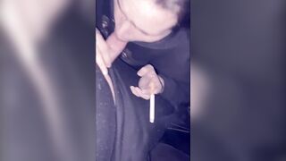 Smoking Bdsm Oral Sex Into Vehicle With Huge Jizzed!! 