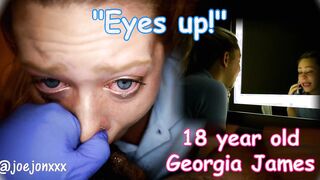 Teenie year older Georgia James struggles, gags, and cries on