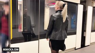Risky Outdoor Flashing And Lush Control By My Gf -