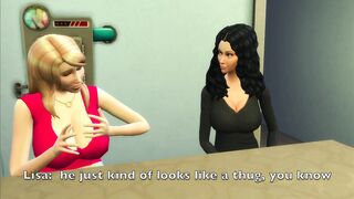 Sims four: Turned On Mom Lisa Fucks a African Penis