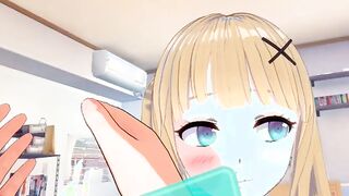 [Eroge Koikatsu! VR version] Adorable and gentle blonde long jugs
